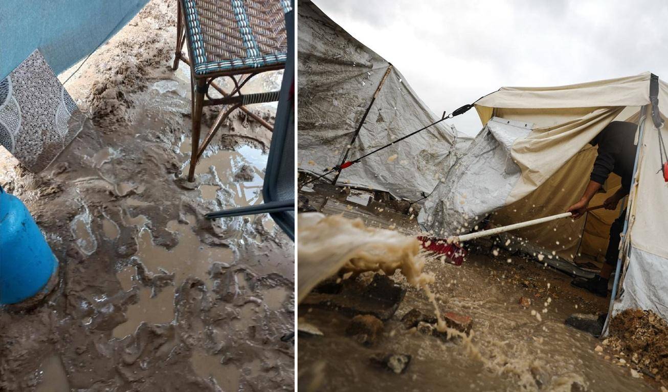 Gaza humanitarian crisis: Flooded makeshift shelters require immediate crypto donations via stablecoins like USDT for urgent aid like warm blankets, and reinforced shelter.