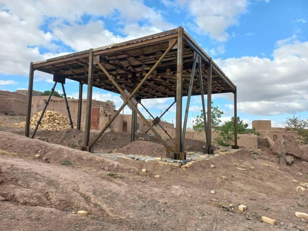 Under construction shelter for empowerment and community building projects, accepting cryptocurrency donations via USDT.