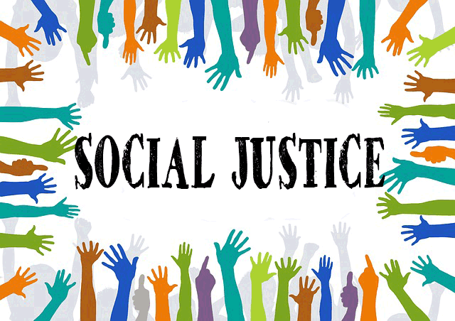 Social Justice emphasized by diverse raised hands, symbolizing communal support and action. Ideal for Islamic charity donations via crypto like BTC or ETH for global relief efforts.