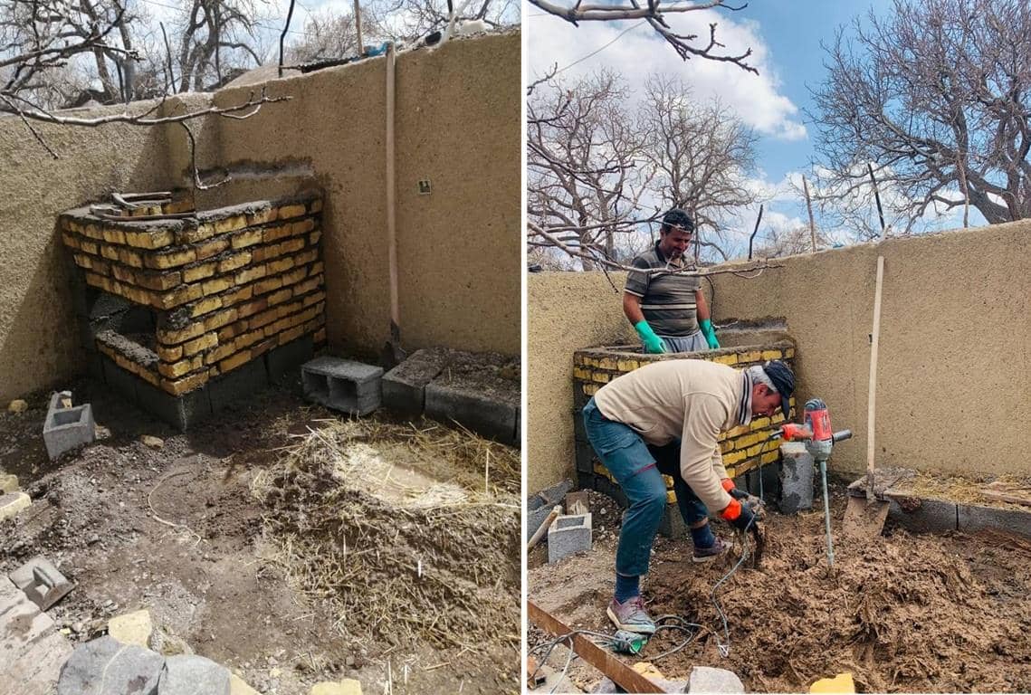 Construction of ovens for widows in need funded by crypto donations with XRP, supporting economic empowerment and restoring dignity.