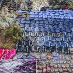 Rows of donated backpacks and school bags in various colors and designs, organized for distribution to children in need. This humanitarian effort for the Back to School report is supported by crypto donations, including ETH, empowering disadvantaged communities with educational resources. Sponsoring 200 orphans fosters a brighter future.