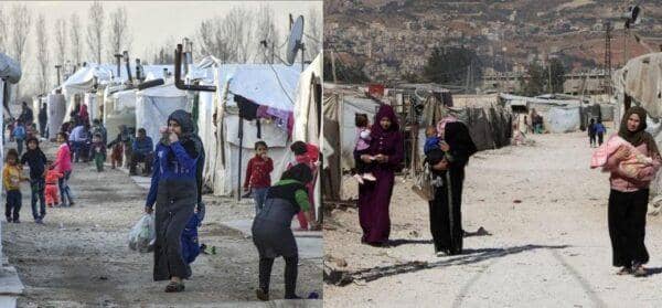 Refugee camp in Lebanon with families needing warm clothes and blankets this autumn. Donations accepted via SOL for immediate relief.