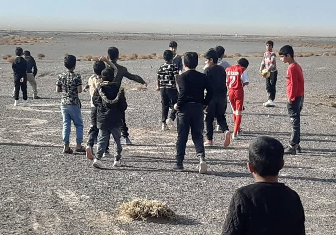 Help Rafah kids playing on rocky ground. Your USDT donation provides humanitarian relief for Gaza and Palestinian families.