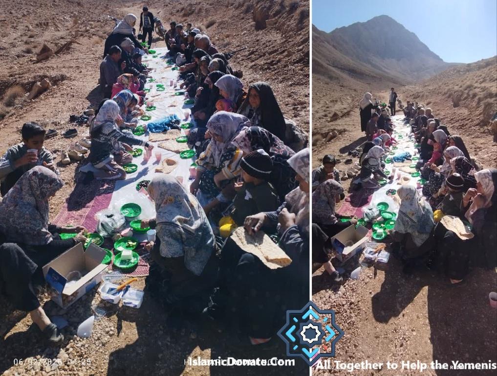 Families eat hot meals via Yemen food security aid. Cryptocurrency funds relief for displaced people with USDC support.