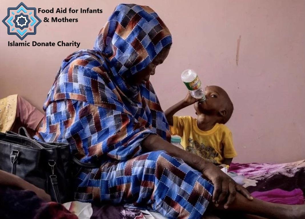 Help Ethiopia mother and child drink water for relief. Donate USDC to provide Food Aid for Infants and Mothers.
