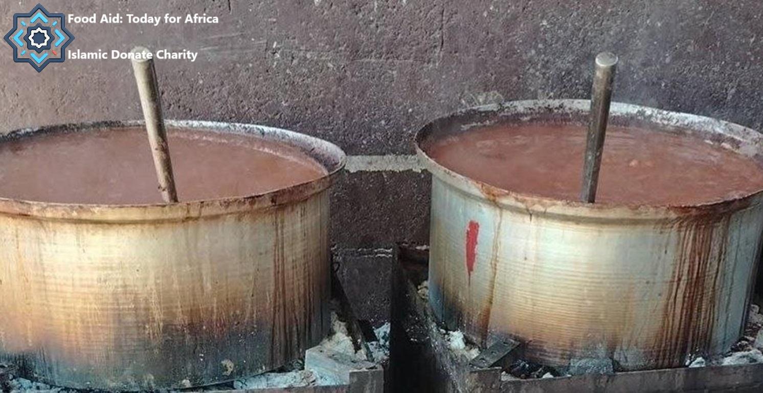 Help Eritrea food aid today for Africa. Support immediate relief via USDT cryptocurrency in large cooking pots.