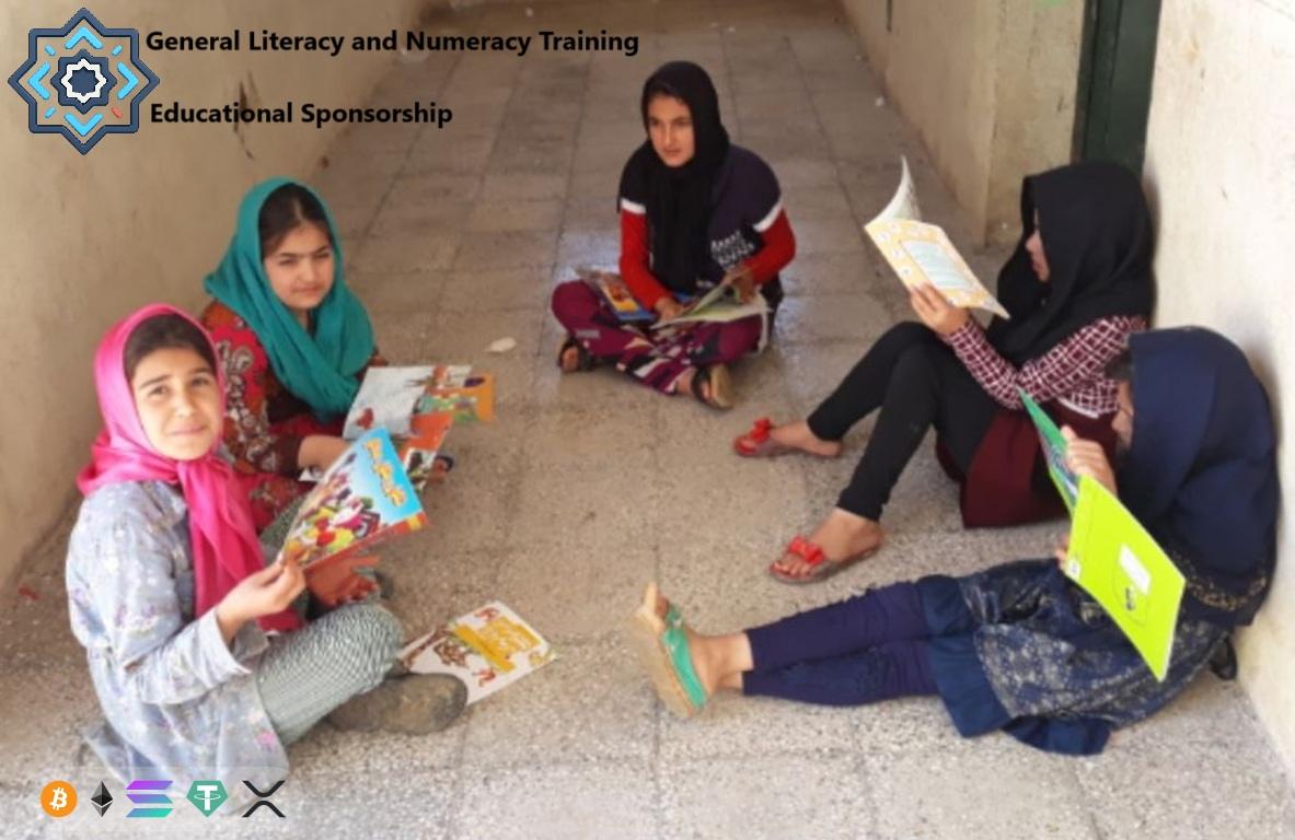 General literacy and numeracy training for girls funded by TRX through educational sponsorship.