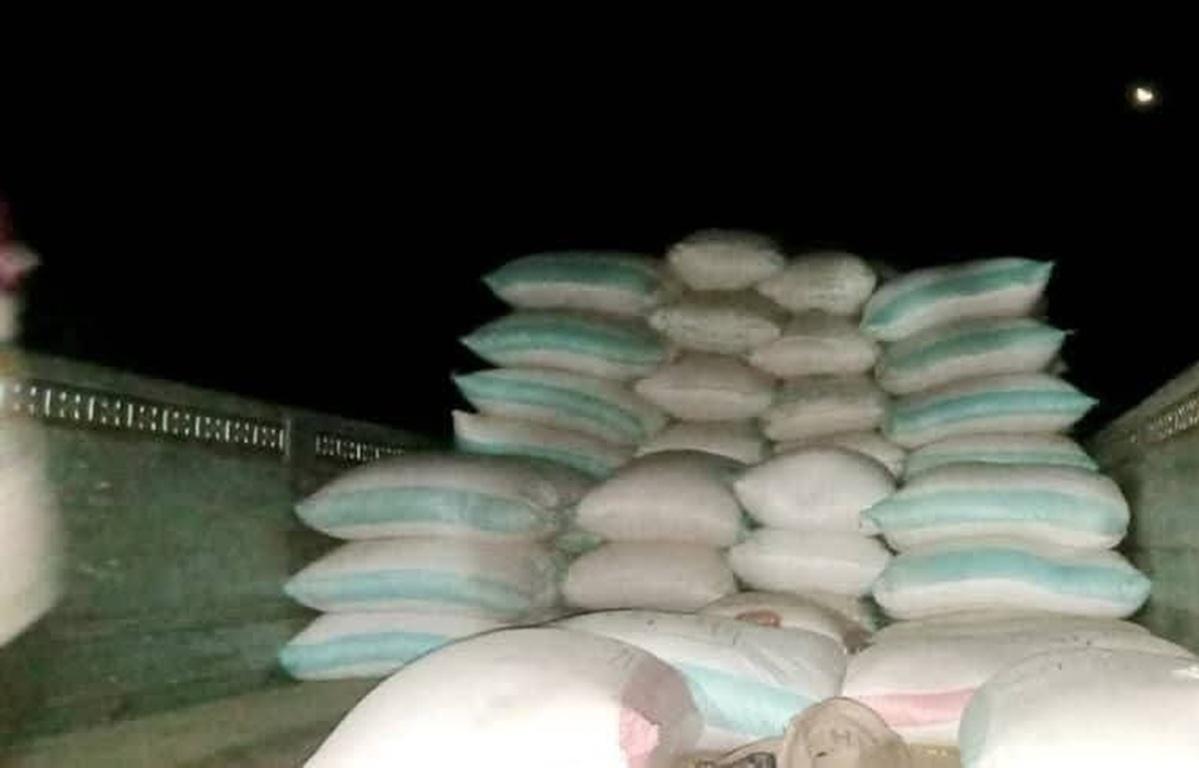 Bread relief: Truck transports flour to Gaza families supported by stablecoin donations to Islamic Donate Charity.