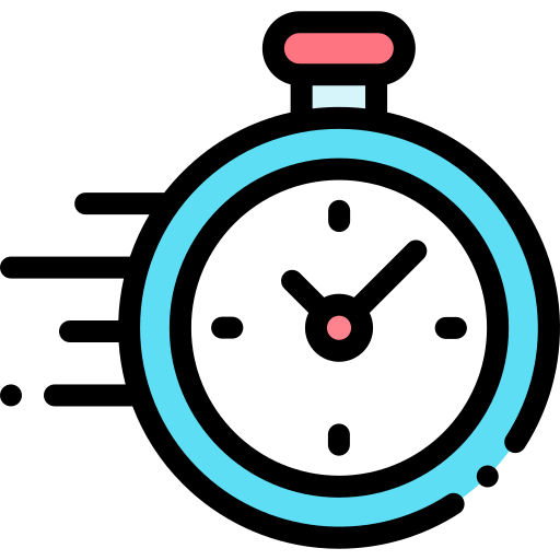 Stopwatch indicating speed, used for fast crypto donations. Islamic Donate Charity facilitates swift charitable giving.