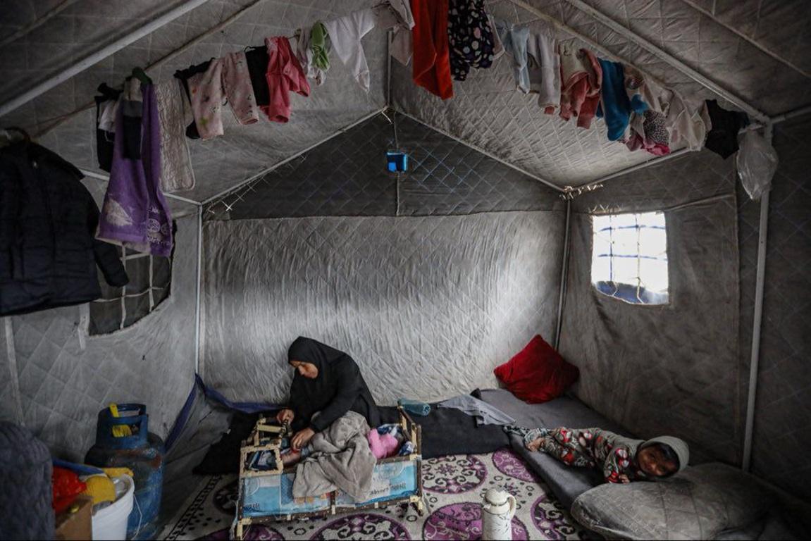 Gazan children in displacement camps need hygiene kits. Send SOL for disease hazards and heat health relief.