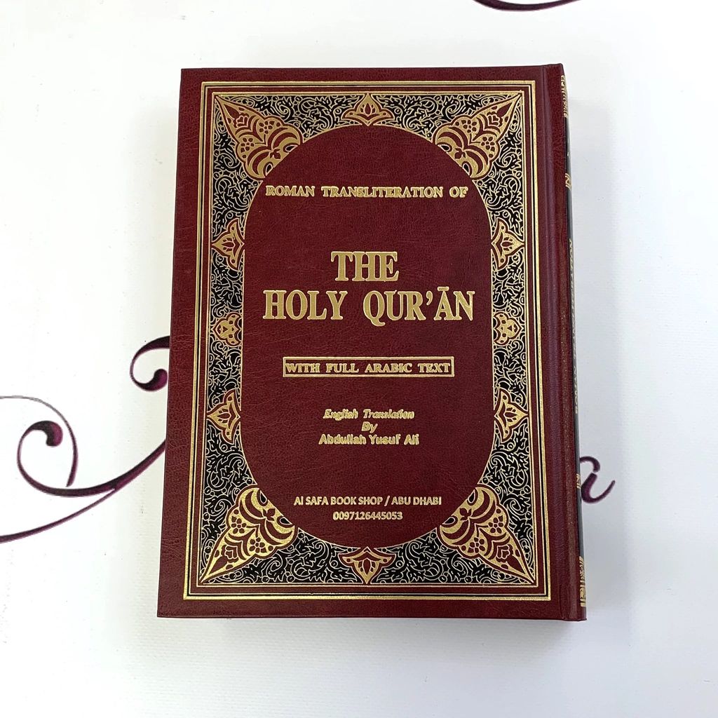 The Holy Quran with Roman transliteration and English translation by Abdullah Yusuf Ali, available for crypto donation via ETH.