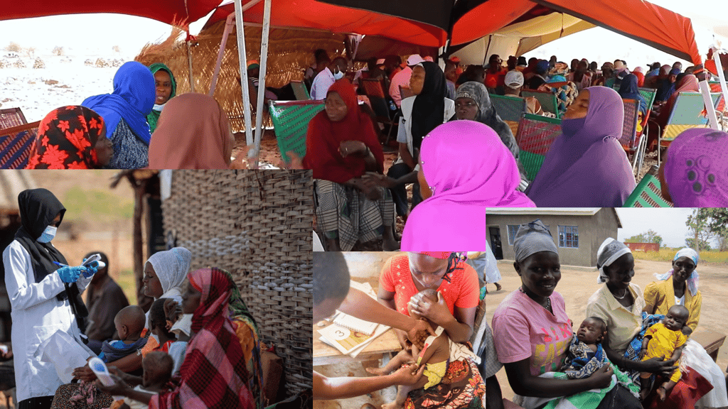 Women's health workshop participants discuss hygiene, self-care, and maternal health, with crypto donations in BTC supporting vital resources for thriving families.