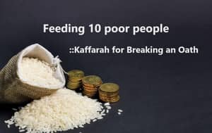 Sack of rice and coins representing donation for feeding 10 poor people with crypto via ETH.