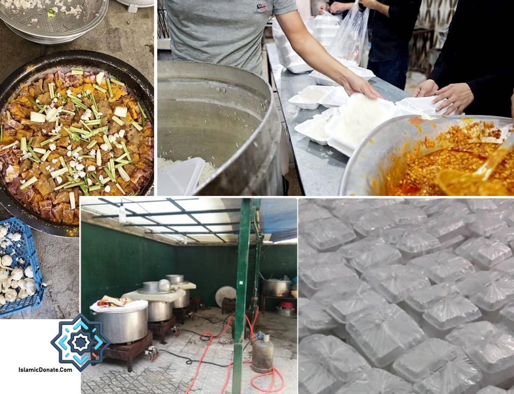 Pay Fidya Ramadan online with Cryptocurrency; Feeding the Ummah by distributing food staples to needy families, supported by Arab Emirates Dirham donations for the Muslim community.