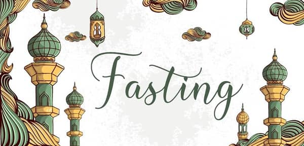 Fasting and Ramadan exemptions, including fidya and kaffarah for those unable to fast, with crypto donation options like ETH.