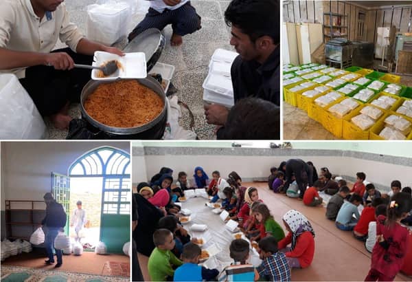 مساعدات غذائية في رمضان لمسلم فقير يدفع زكاة الفطر BTC ETH USDT SOL BNB تبرع خيري إسلامي