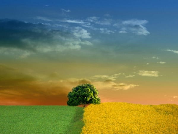 Symbolic landscape representing Islamic charity and donation, suggesting crypto options like Bitcoin support for the cause.