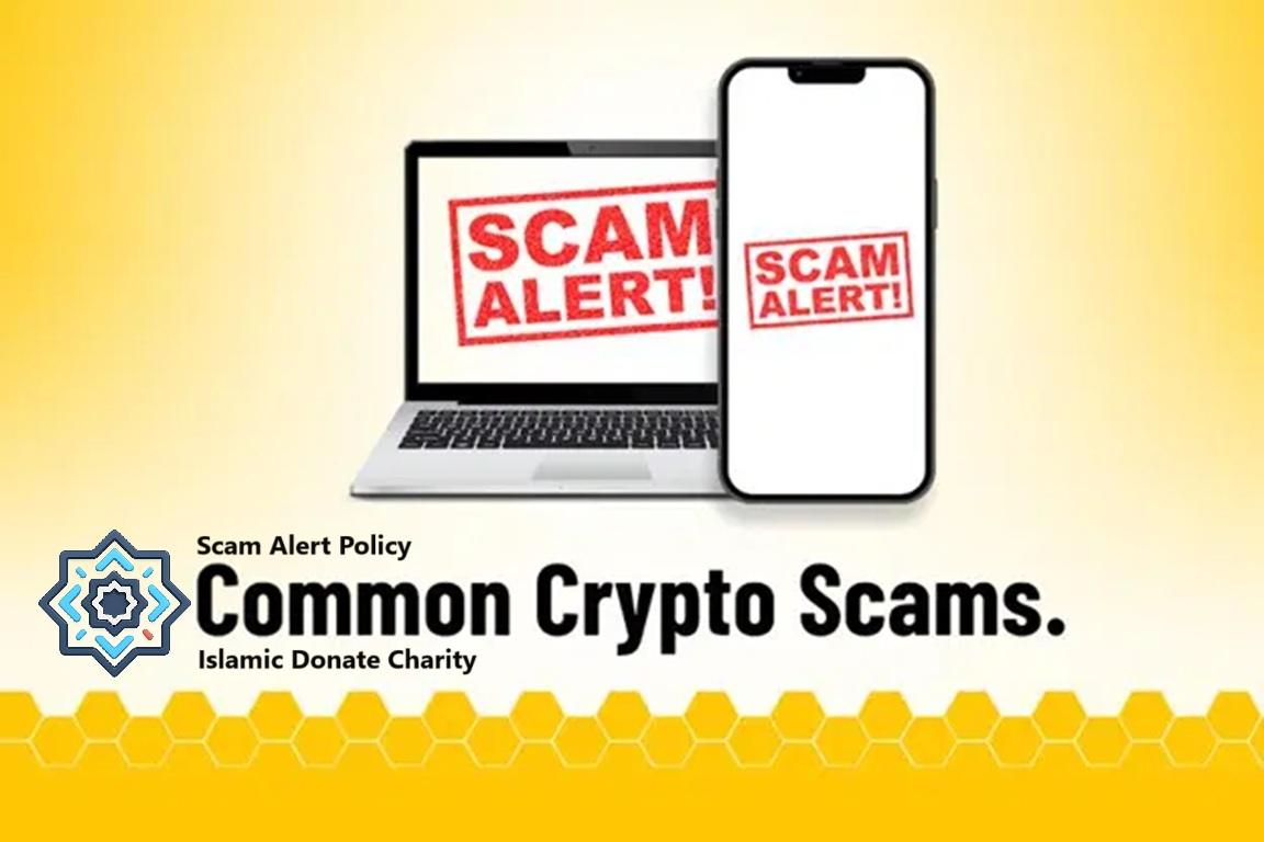 Scam Alert Policy Fraud Prevention Islamic Cryptocurrency Donate Charity