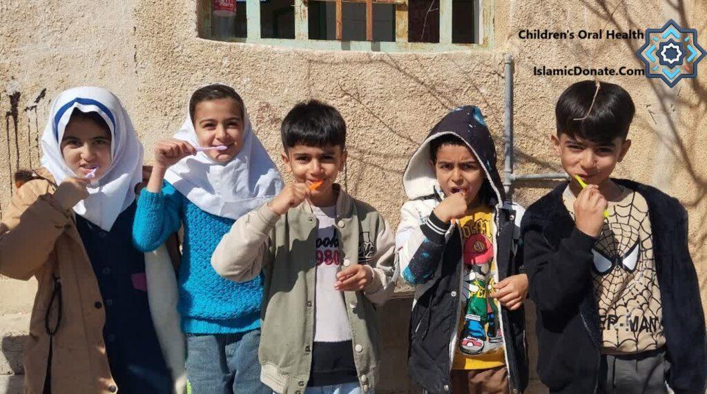 Islamic Donate Nonprofit Charity Children Oral Health toothpaste toothbrushes dental kit crypto Wallet BTC ETH USDT SOL BNB LTC Giving